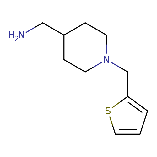 [1-(Thiophen-2-ylmethyl)piperidin-4-yl]methanamine
