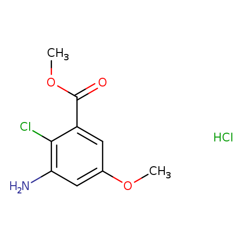 methyl 3-amino-2-chloro-5-methoxybenzoate hydrochloride