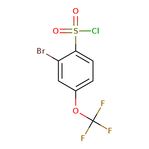 2-Bromo-4-(trifluoromethoxy)benzene-1-sulfonyl chloride