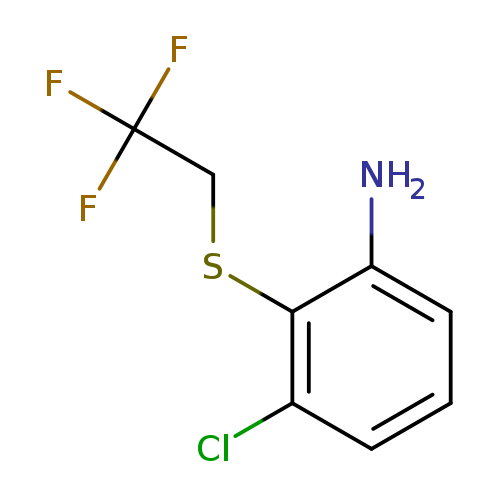 3-chloro-2-[(2,2,2-trifluoroethyl)sulfanyl]aniline