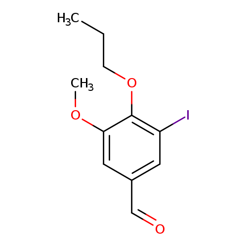 3-iodo-5-methoxy-4-propoxybenzaldehyde