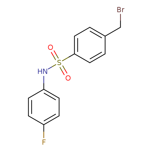 ([4-(Bromomethyl)phenyl]sulfonyl)(4-fluorophenyl)amine