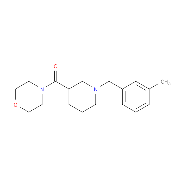 4-{1-[(3-methylphenyl)methyl]piperidine-3-carbonyl}morpholine