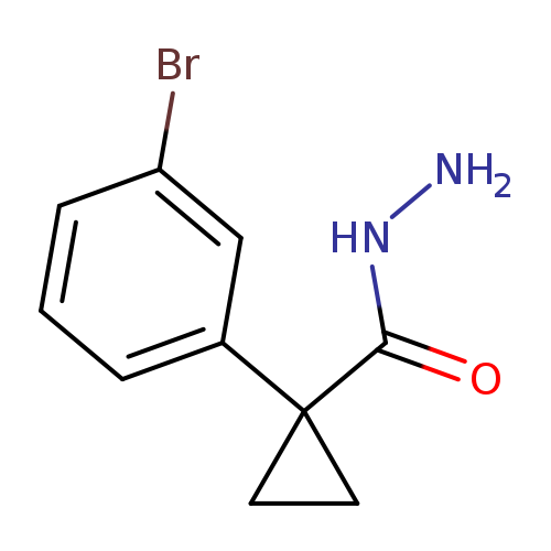1-(3-Bromophenyl)cyclopropane-1-carbohydrazide