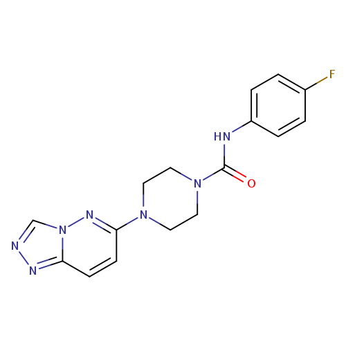N-(4-fluorophenyl)-4-{[1,2,4]triazolo[4,3-b]pyridazin-6-yl}piperazine-1-carboxamide