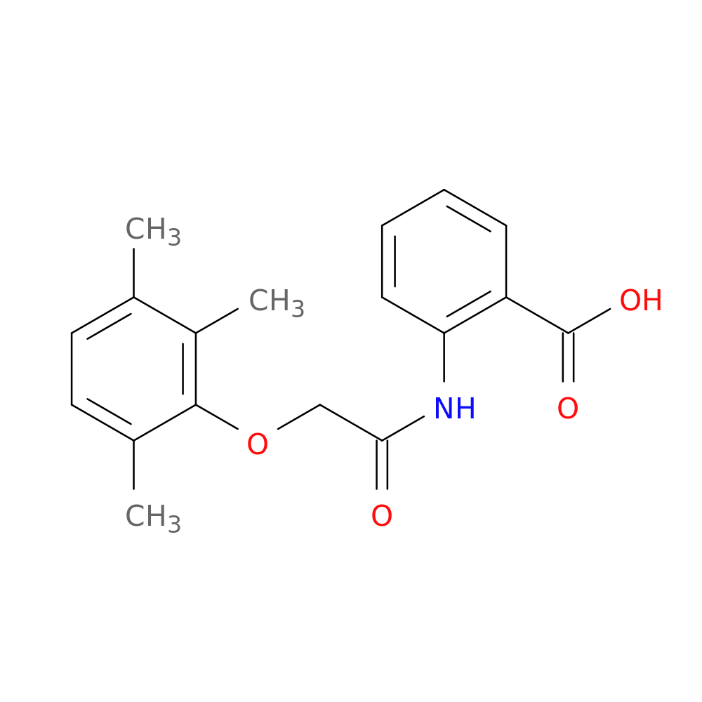 2-{[(2,3,6-trimethylphenoxy)acetyl]amino}benzoic acid
