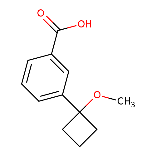 3-(1-methoxycyclobutyl)benzoicacid