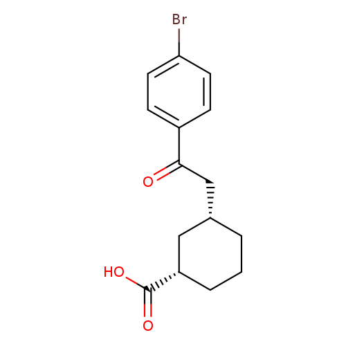 cis-3-[2-(4-Bromophenyl)-2-oxoethyl]cyclohexane-1-carboxylic acid