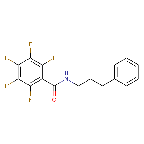 2,3,4,5,6-pentafluoro-N-(3-phenylpropyl)benzamide