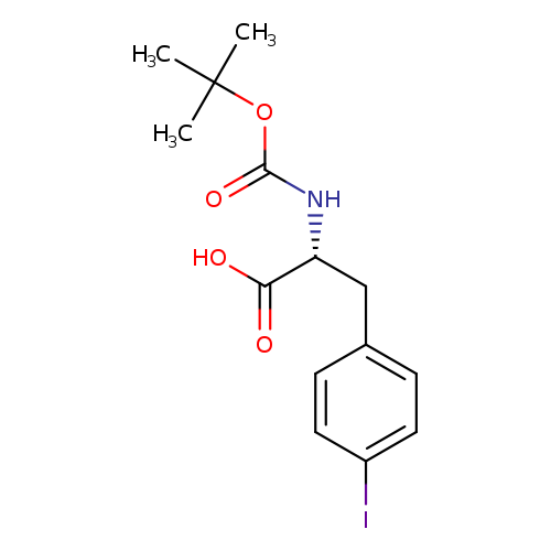 D-Phenylalanine, N-[(1,1-dimethylethoxy)carbonyl]-4-iodo-