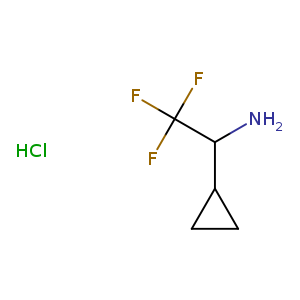 1-cyclopropyl-2,2,2-trifluoroethan-1-amine hydrochloride