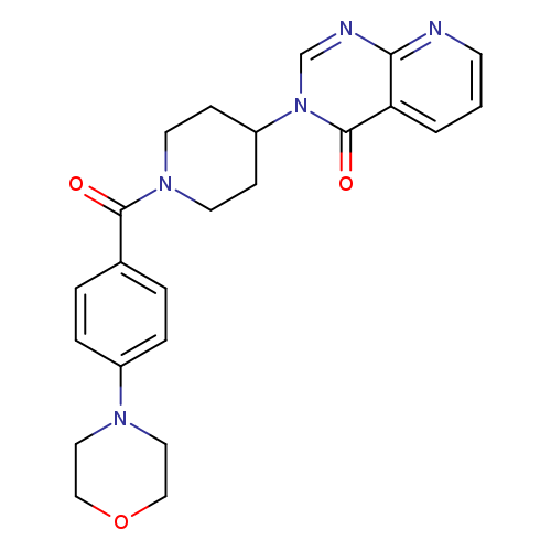 3-{1-[4-(morpholin-4-yl)benzoyl]piperidin-4-yl}-3H,4H-pyrido[2,3-d]pyrimidin-4-one