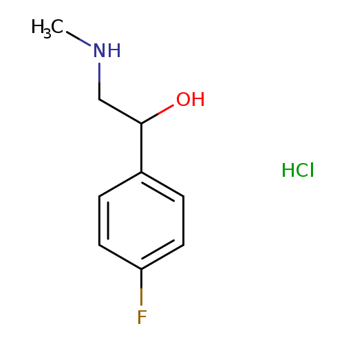 1-(4-fluorophenyl)-2-(methylamino)ethan-1-ol hydrochloride