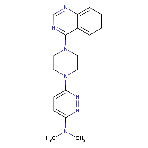 N,N-dimethyl-6-[4-(quinazolin-4-yl)piperazin-1-yl]pyridazin-3-amine