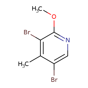 Pyridine, 3,5-dibromo-2-methoxy-4-methyl-