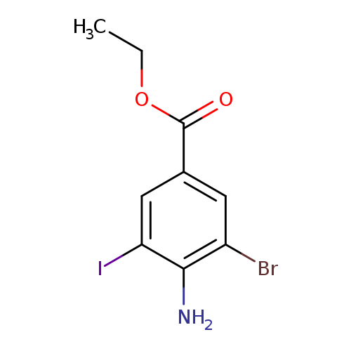 4-AMINO-3-BROMO-5-IODO-BENZOIC ACID ETHYL ESTER