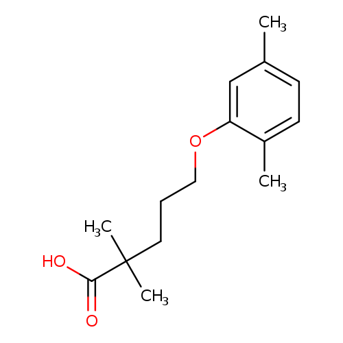 5-(2,5-Dimethylphenoxy)-2,2-dimethylpentanoic acid