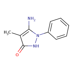 5-Amino-4-methyl-1-phenyl-1H-pyrazol-3(2H)-one