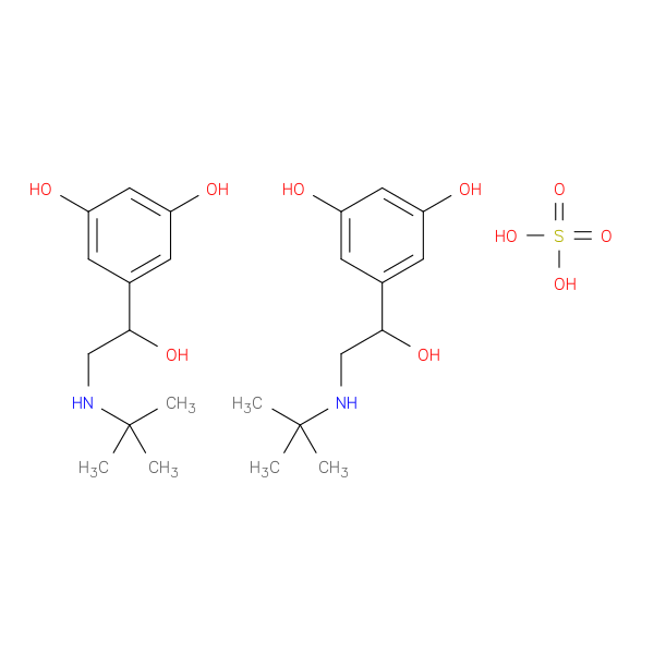 2-(tert-Butylamino)-1-(3,5-dihydroxyphenyl)ethanol sulfate (2:1)