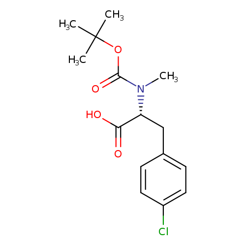 D-Phenylalanine, 4-chloro-N-[(1,1-dimethylethoxy)carbonyl]-N-methyl-