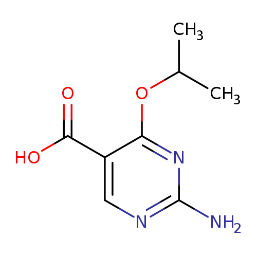 2-amino-4-(propan-2-yloxy)pyrimidine-5-carboxylic acid