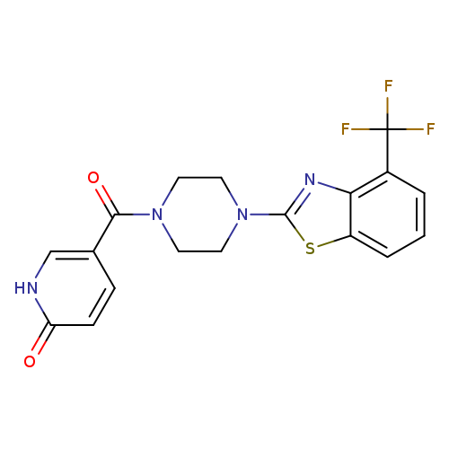 5-{4-[4-(trifluoromethyl)-1,3-benzothiazol-2-yl]piperazine-1-carbonyl}-1,2-dihydropyridin-2-one