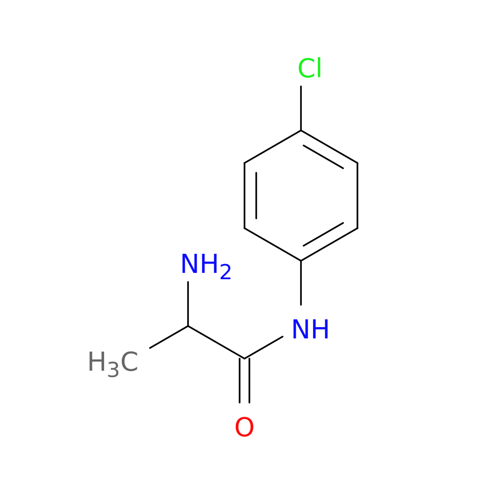 2-amino-N-(4-chlorophenyl)propanamide