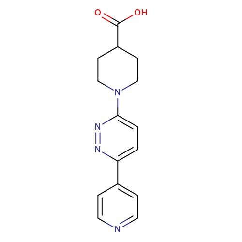 1-[6-(pyridin-4-yl)pyridazin-3-yl]piperidine-4-carboxylic acid
