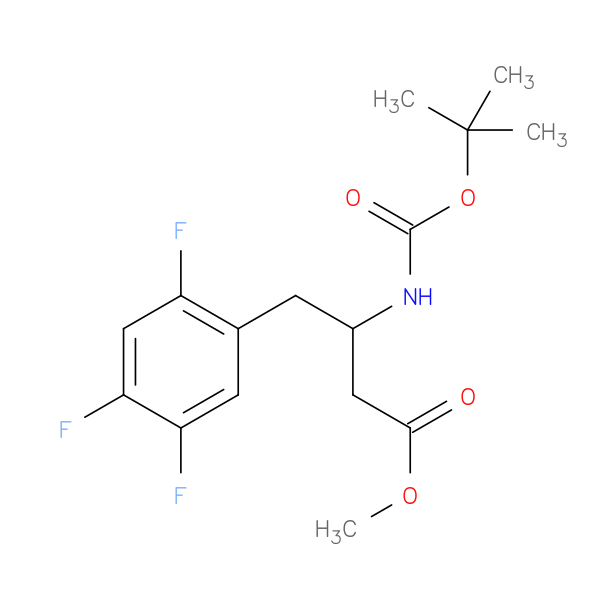methyl 3-[(2-methylpropan-2-yl)oxycarbonylamino]-4-(2,4,5-trifluorophenyl)butanoate