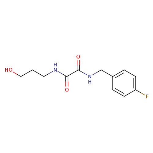 N'-[(4-fluorophenyl)methyl]-N-(3-hydroxypropyl)ethanediamide