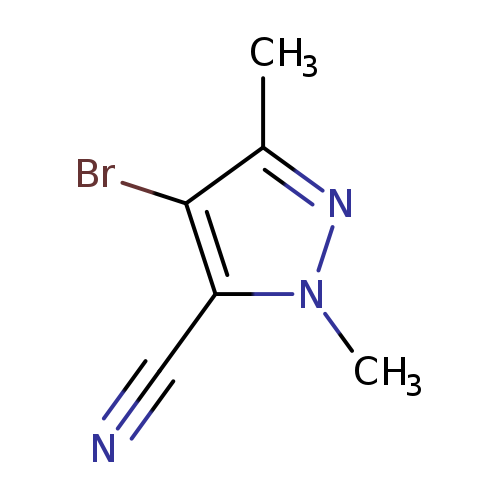 4-bromo-1,3-dimethyl-1H-pyrazole-5-Carbonitrile