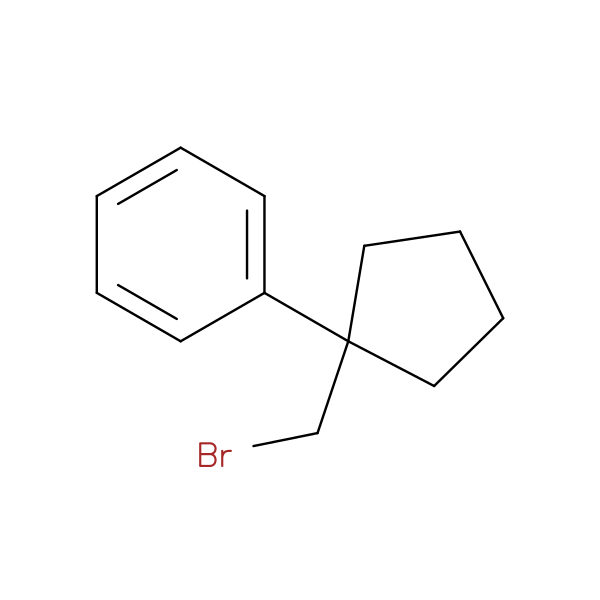 [1-(Bromomethyl)cyclopentyl]benzene
