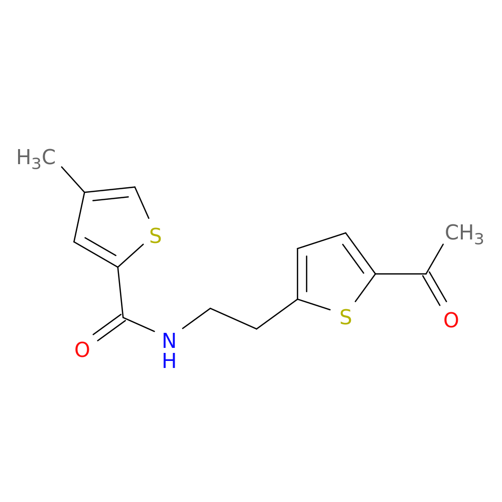 N-[2-(5-acetylthiophen-2-yl)ethyl]-4-methylthiophene-2-carboxamide