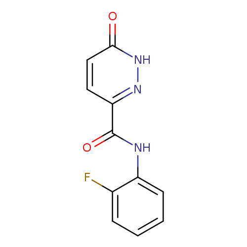 N-(2-fluorophenyl)-6-oxo-1,6-dihydropyridazine-3-carboxamide