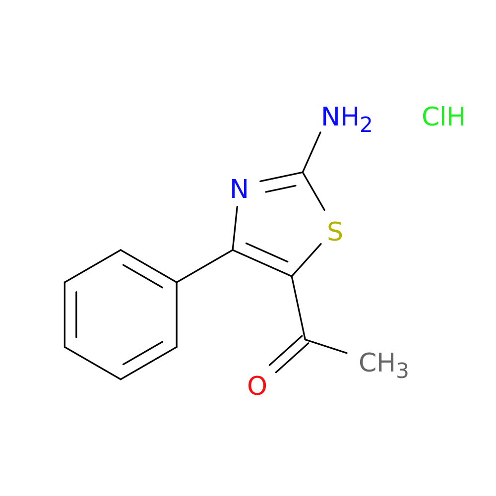 1-(2-amino-4-phenyl-1,3-thiazol-5-yl)ethan-1-one hydrochloride