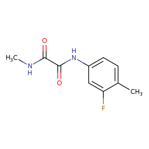 N'-(3-fluoro-4-methylphenyl)-N-methylethanediamide