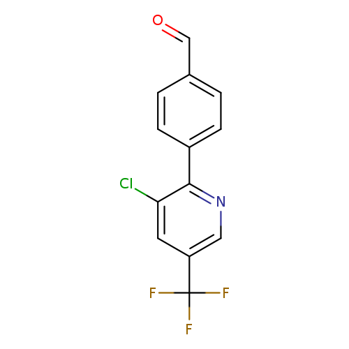 4-[3-Chloro-5-(trifluoromethyl)-2-pyridinyl]benzenecarbaldehyde