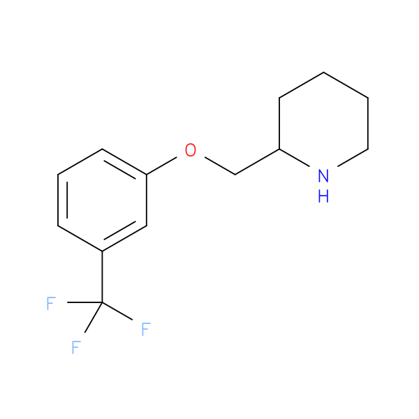 2-(3-Trifluoromethylphenoxy)methylpiperidine