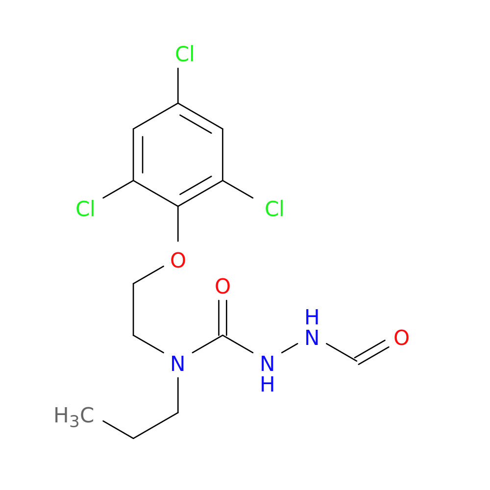 Hydrazinecarboxamide,2-formyl-N-propyl-N-[2-(2,4,6-trichlorophenoxy)ethyl]-