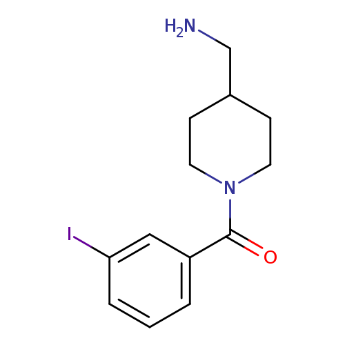 [1-(3-iodobenzoyl)piperidin-4-yl]methanamine