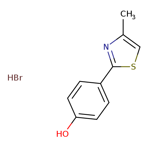 4-(4-methyl-1,3-thiazol-2-yl)phenol hydrobromide