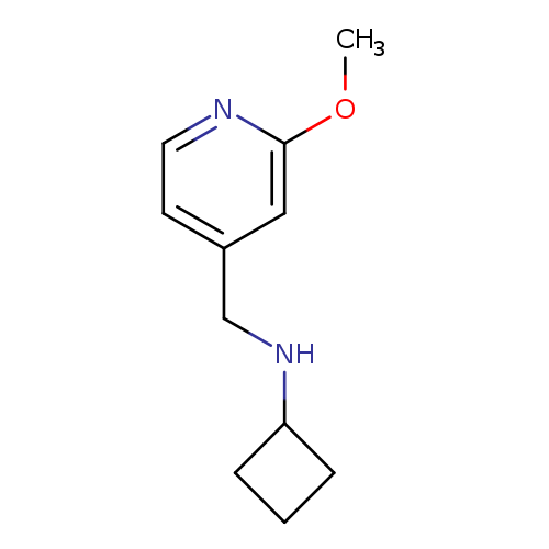N-[(2-methoxypyridin-4-yl)methyl]cyclobutanamine