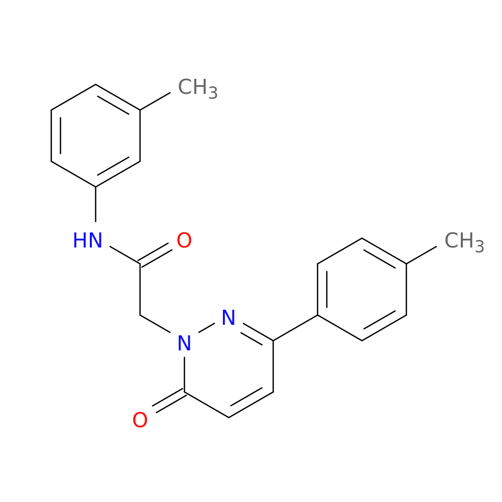 N-(3-methylphenyl)-2-[3-(4-methylphenyl)-6-oxo-1,6-dihydropyridazin-1-yl]acetamide