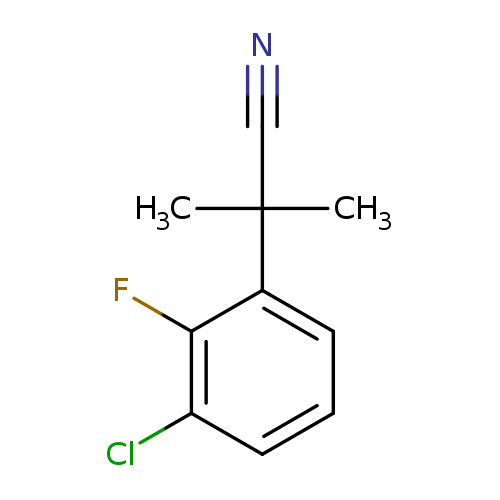 2-(3-Chloro-2-fluorophenyl)-2-methylpropanenitrile