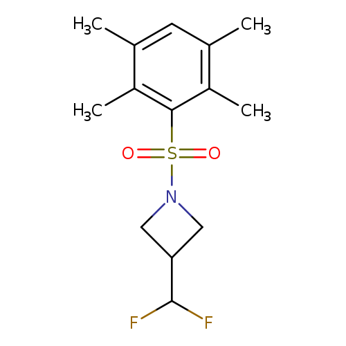 3-(difluoromethyl)-1-(2,3,5,6-tetramethylbenzenesulfonyl)azetidine