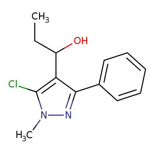 1-(5-chloro-1-methyl-3-phenyl-1H-pyrazol-4-yl)propan-1-ol