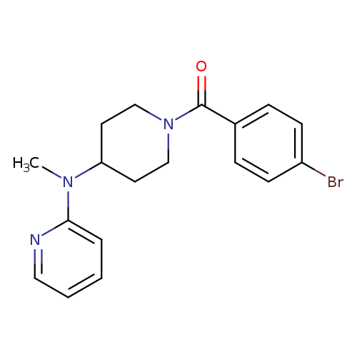 N-[1-(4-bromobenzoyl)piperidin-4-yl]-N-methylpyridin-2-amine