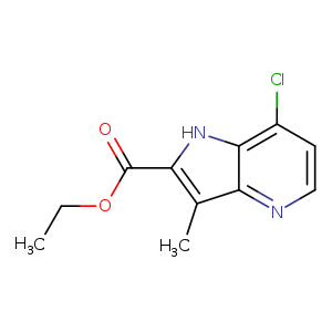 ethyl 7-chloro-3-methyl-1H-pyrrolo[3,2-b]pyridine-2-carboxylate