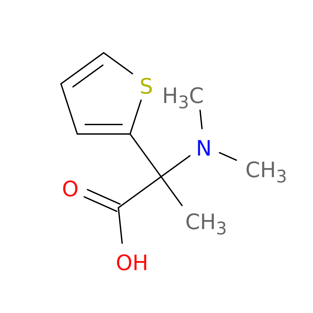 2-(dimethylamino)-2-(thiophen-2-yl)propanoic acid
