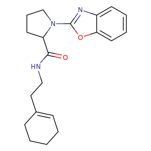1-(1,3-benzoxazol-2-yl)-N-[2-(cyclohex-1-en-1-yl)ethyl]pyrrolidine-2-carboxamide